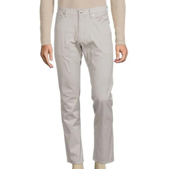Slate and Stone Pants Mens 30x32 Gray Slim Cotton Stretch Preppy Golf New $168 - Picture 1 of 9